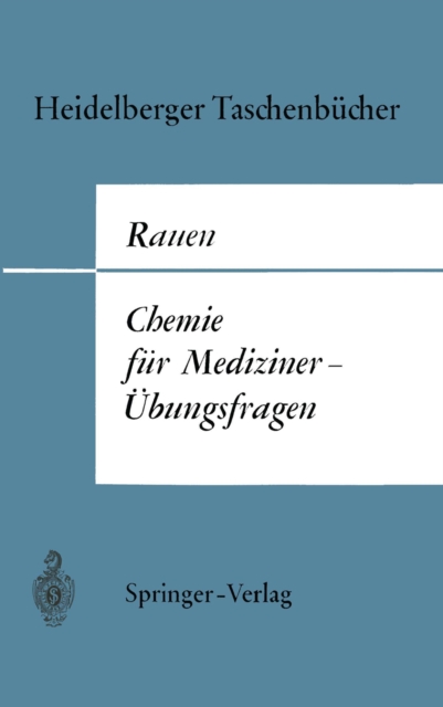 Chemie fur Mediziner-Ubungsfragen, PDF eBook