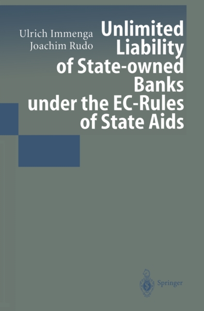 Unlimited Liability of State-owned Banks under the EC-Rules of State Aids, PDF eBook