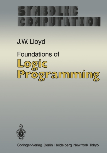 Foundations of Logic Programming, PDF eBook