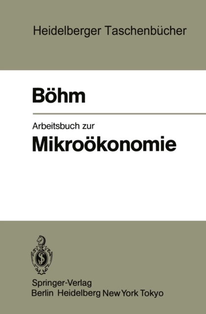 Arbeitsbuch zur Mikrookonomie, PDF eBook