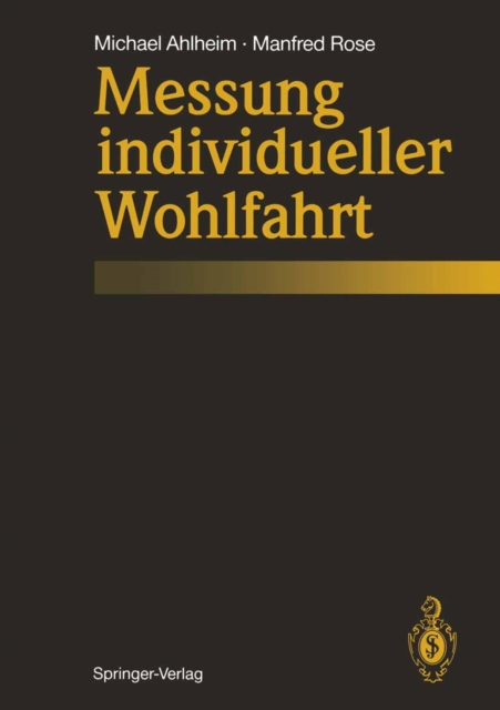 Messung individueller Wohlfahrt, PDF eBook