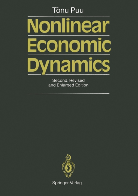 Nonlinear Economic Dynamics, PDF eBook