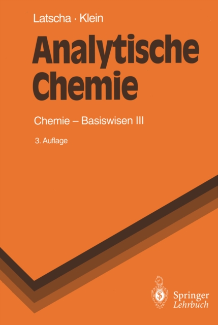 Analytische Chemie : Chemie - Basiswissen III, PDF eBook