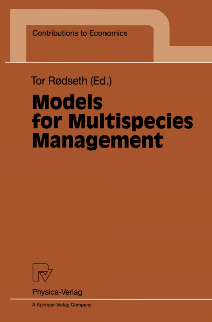 Models for Multispecies Management, PDF eBook