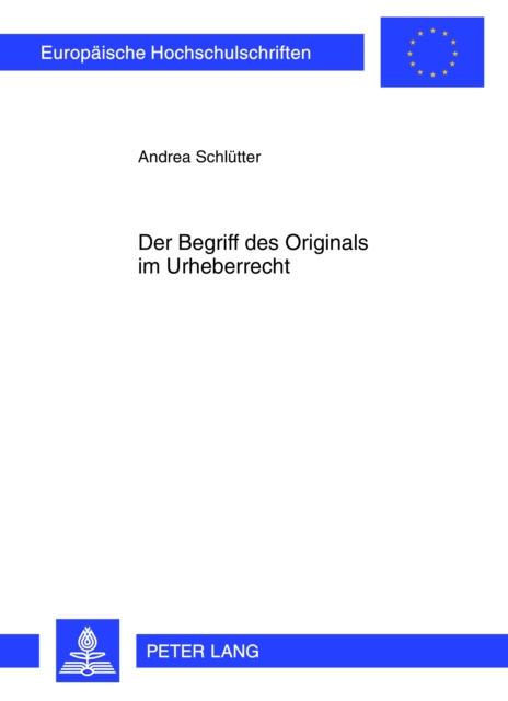 Der Begriff des Originals im Urheberrecht, PDF eBook