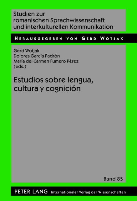 Estudios sobre lengua, cultura y cognicion, PDF eBook