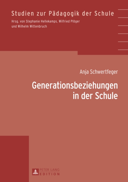 Generationsbeziehungen in der Schule, PDF eBook