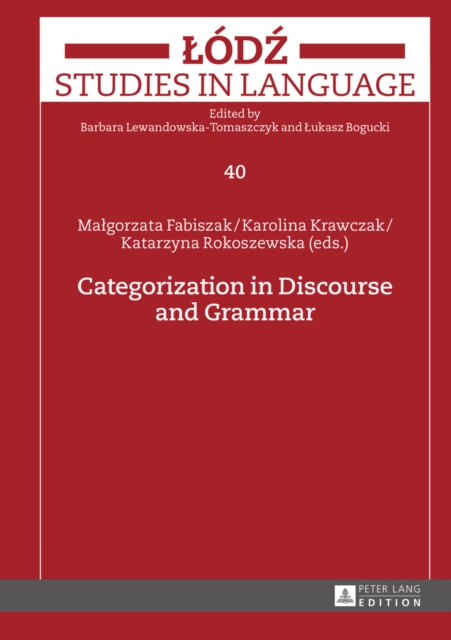 Categorization in Discourse and Grammar, EPUB eBook