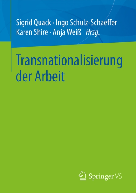 Transnationalisierung der Arbeit, EPUB eBook