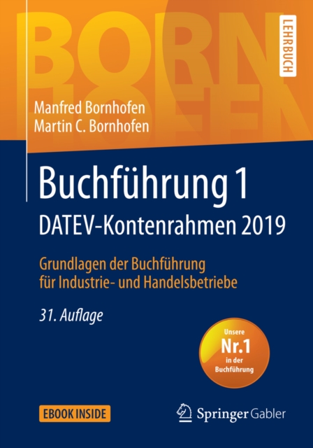 Buchfuhrung 1 DATEV-Kontenrahmen 2019 : Grundlagen der Buchfuhrung fur Industrie- und Handelsbetriebe, PDF eBook