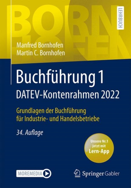 Buchfuhrung 1 DATEV-Kontenrahmen 2022 : Grundlagen der Buchfuhrung fur Industrie- und Handelsbetriebe, PDF eBook