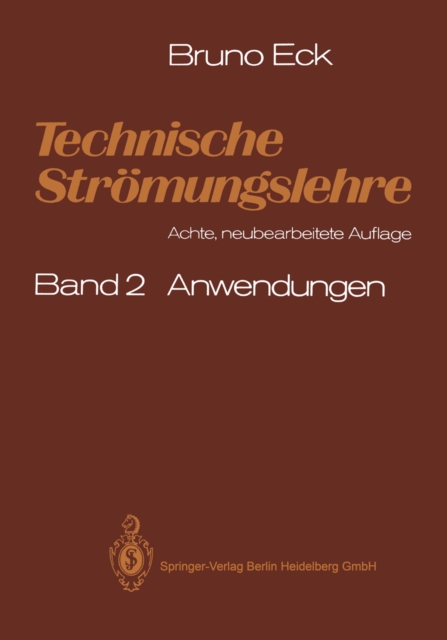 Technische Stromungslehre : Band 2: Anwendungen, PDF eBook