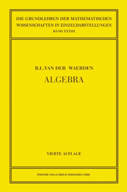 Algebra 1 : Unter Benutzung von Vorlesungen von Emil Artin und Emmi Noether, PDF eBook