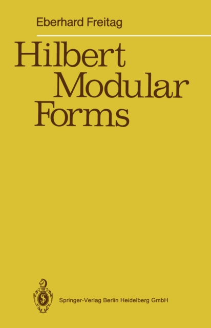 Hilbert Modular Forms, PDF eBook