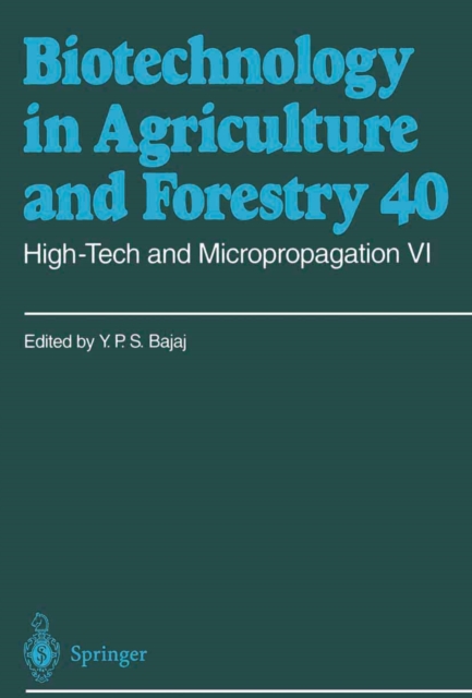 High-Tech and Micropropagation VI, PDF eBook