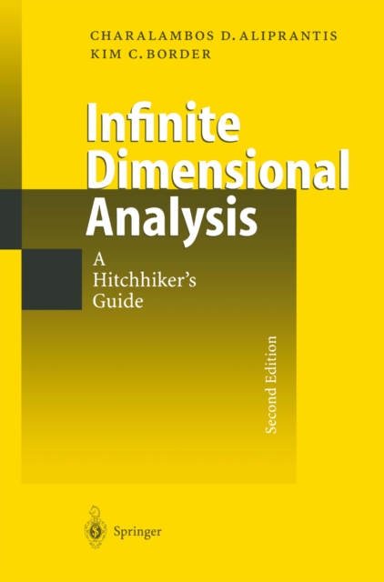Infinite Dimensional Analysis : A Hitchhiker's Guide, PDF eBook