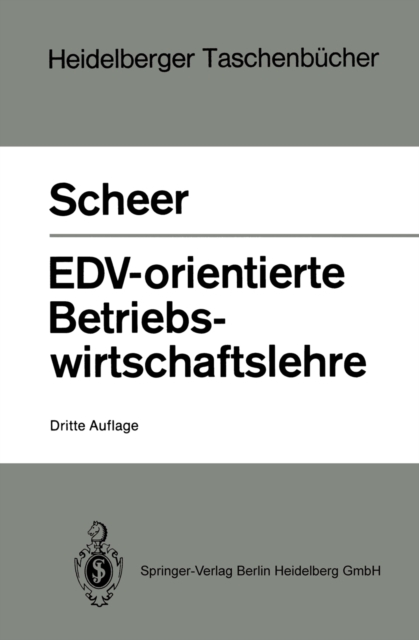 EDV-orientierte Betriebswirtschaftslehre, PDF eBook