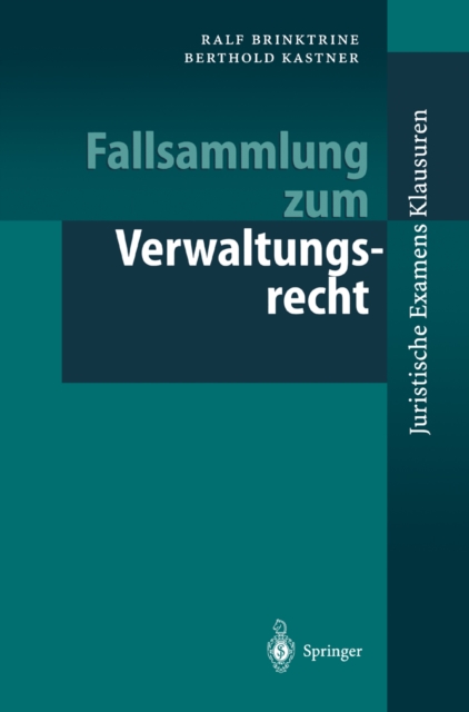 Fallsammlung zum Verwaltungsrecht, PDF eBook