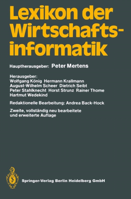 Lexikon der Wirtschaftsinformatik, PDF eBook