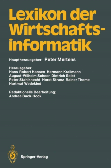 Lexikon der Wirtschaftsinformatik, PDF eBook