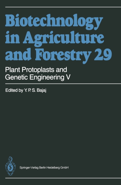 Plant Protoplasts and Genetic Engineering V, PDF eBook