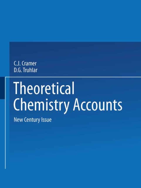 Theoretical Chemistry Accounts : New Century Issue, PDF eBook