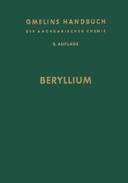 Beryllium, PDF eBook