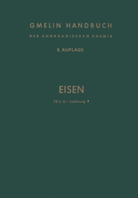 Eisen : Teil A-Lieferung 9, PDF eBook