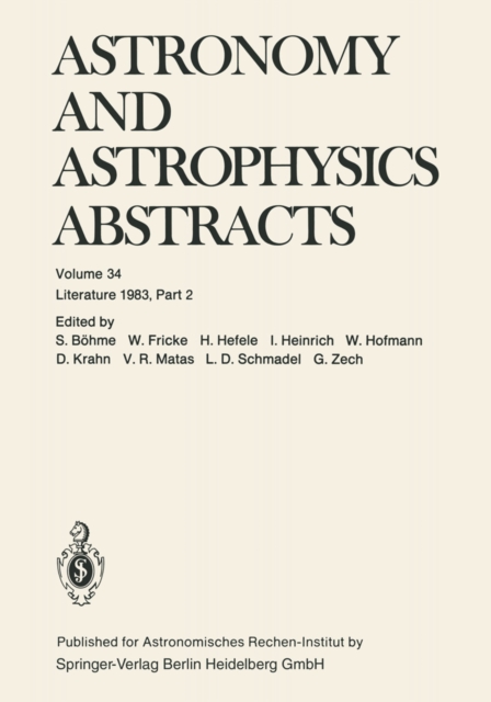 Astronomy and Astrophysics Abstracts : Literature 1983, Part 2, PDF eBook