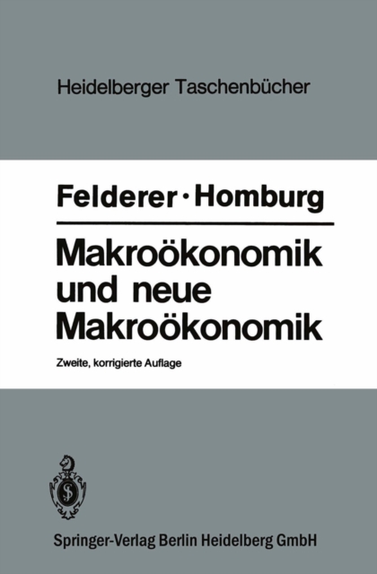 Makrookonomik und neue Makrookonomik, PDF eBook