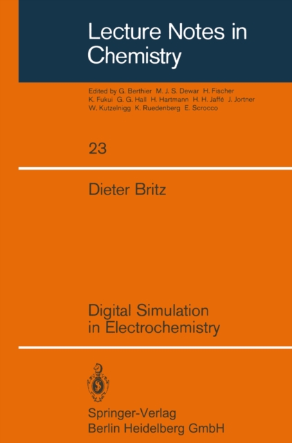 Digital Simulation in Electrochemistry, PDF eBook