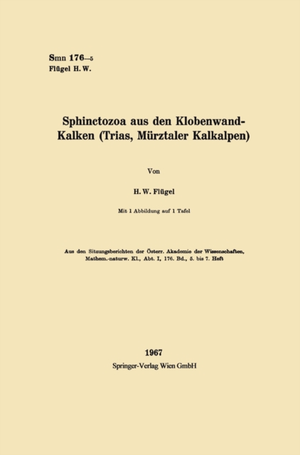 Sphinctozoa aus den Klobenwand-Kalken (Trias, Murztaler Kalkalpen), PDF eBook
