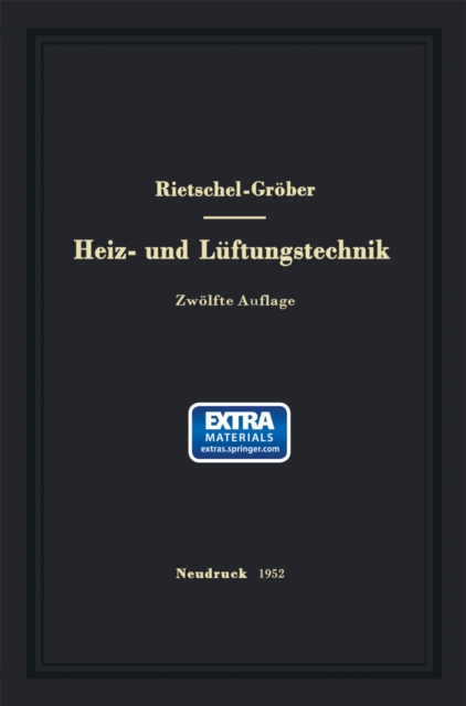 H. Rietschels Lehrbuch der Heiz- und Luftungstechnik, PDF eBook