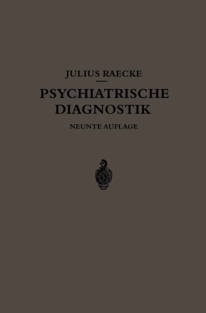 Grundriss der Psychiatrischen Diagnostik, PDF eBook