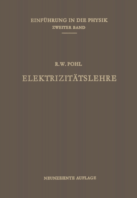 Elektrizitatslehre, PDF eBook