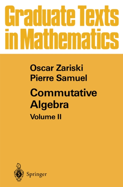 Commutative Algebra : Volume II, PDF eBook
