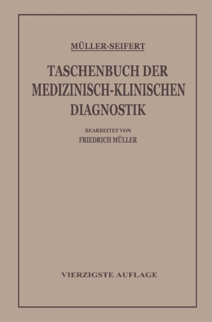 Taschenbuch der Medizinisch-Klinischen Diagnostik, PDF eBook