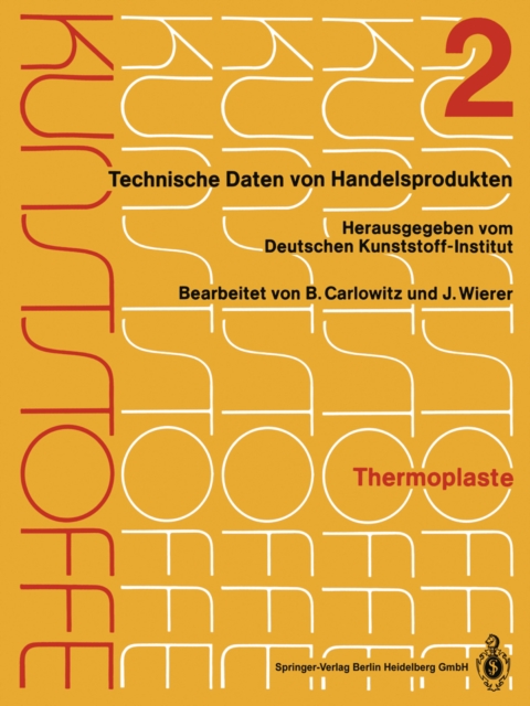 Thermoplaste : Merkblatter 401-804, PDF eBook