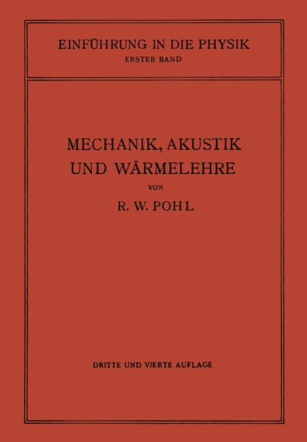 Einfuhrung in die Mechanik, Akustik und Warmelehre, PDF eBook