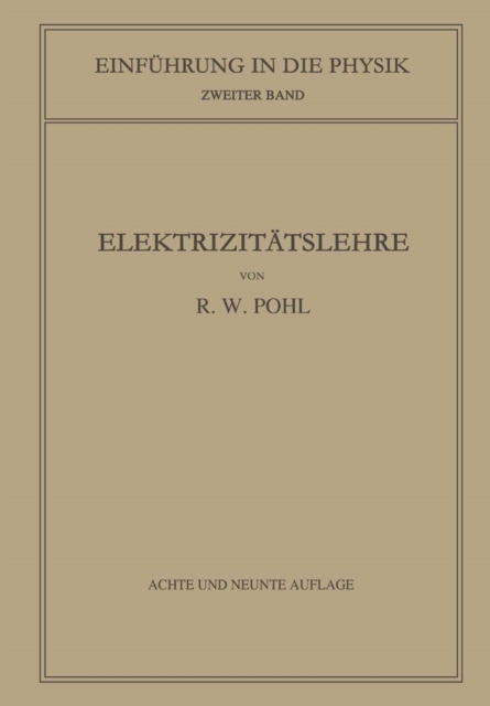 Einfuhrung in die Elektrizitatslehre, PDF eBook