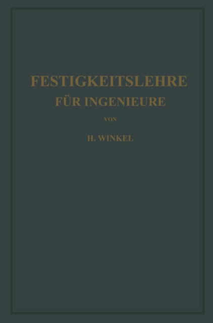 Festigkeitslehre fur Ingenieure, PDF eBook