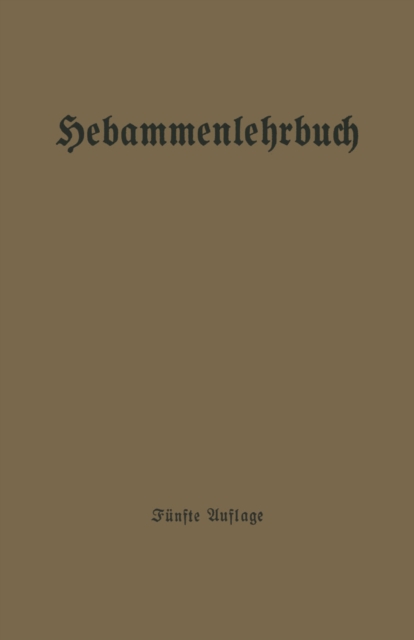 Hebammenlehrbuch, PDF eBook