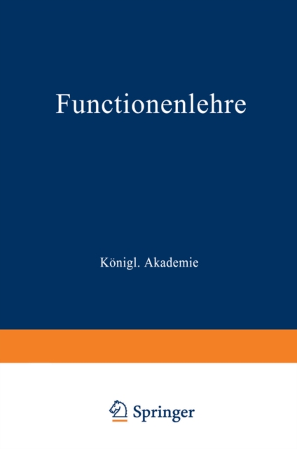 Functionenlehre, PDF eBook