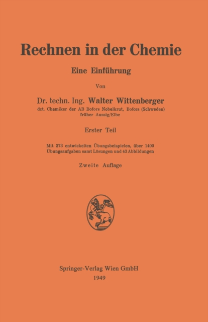 Rechnen in der Chemie : Eine Einfuhrung, PDF eBook