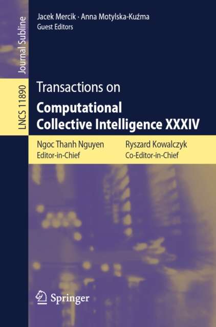 Transactions on Computational Collective Intelligence XXXIV, EPUB eBook