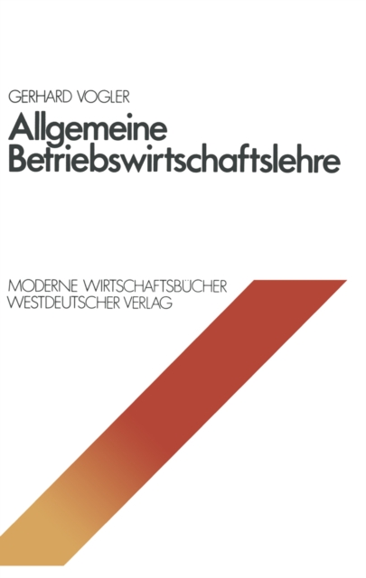 Allgemeine Betriebswirtschaftslehre, PDF eBook