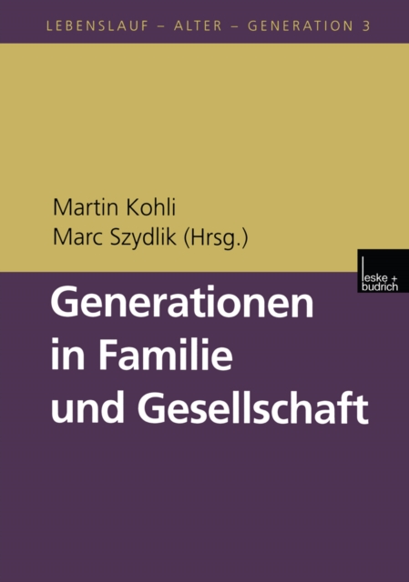 Generationen in Familie und Gesellschaft, PDF eBook