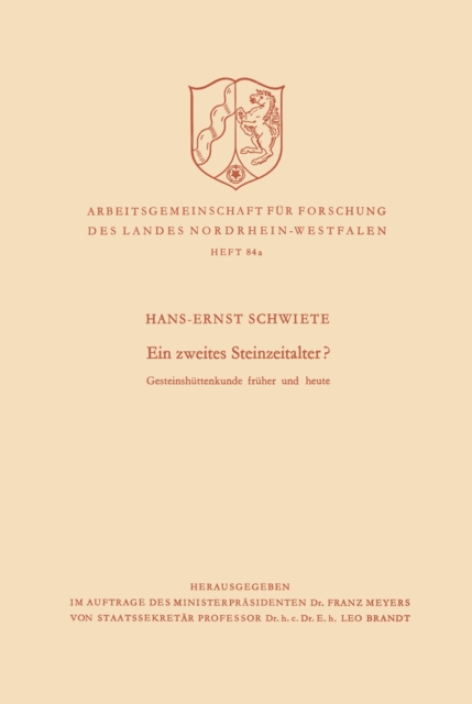 Ein zweites Steinzeitalter? : Gesteinshuttenkunde fruher und heute, PDF eBook