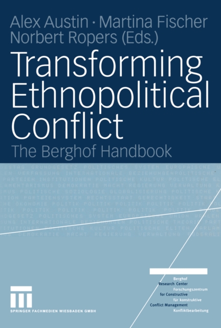 Transforming Ethnopolitical Conflict : The Berghof Handbook, PDF eBook