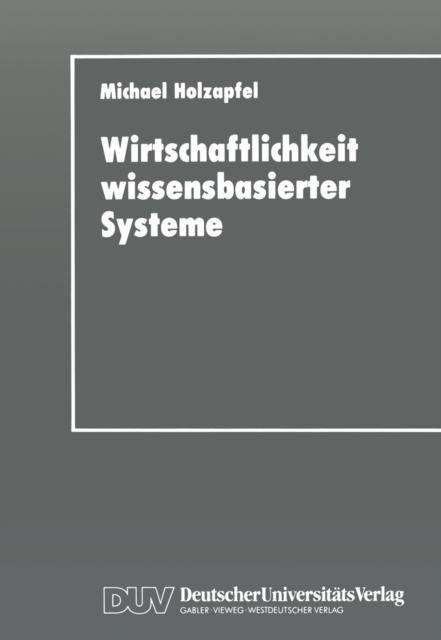 Wirtschaftlichkeit wissensbasierter Systeme, PDF eBook